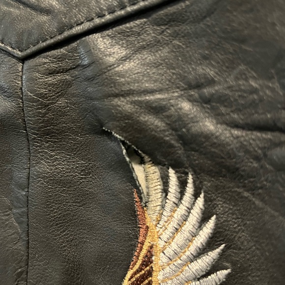 Harley Davidson Motorcycle Britany Leather Collection Vest Size 50 - Picture 13 of 15